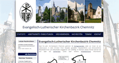 Desktop Screenshot of kirchenbezirk-chemnitz.de