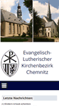 Mobile Screenshot of kirchenbezirk-chemnitz.de